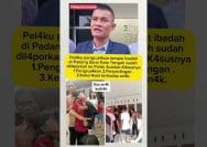 Pelaku Perusakan Tempat Ibadah di Padang Sarai Dilaporkan ke Polda Sumbar