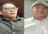 Dua anggota DPRD Kota Bekasi yang tengah berseteru (Kiri) Arief Rahman Hakim dan Ahmadi Madong (Kanan)