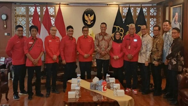 Menteri Hukum, Supratman Andi Agtas Bersama Perwakilan Pengurus DPP PDIP Periode 2025-2030