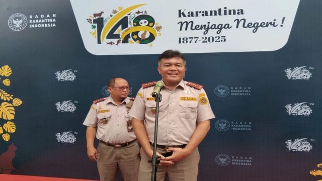 Kabarantin, Sahat M Panggabean saat memyampaikan keterangan