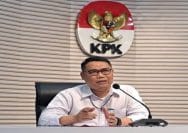 Plt Deputi Penindakan dan Eksekusi KPK, Asep Guntur Rahayu, dalam konferensi pers di Gedung Merah Putih, Jakarta, Rabu (1/10/2025).