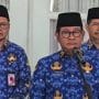 Gubernur DKI Jakarta, Pramono Anung menyampaikan pernyataan di Balai Kota Jakarta, Senin (10/11/2025)