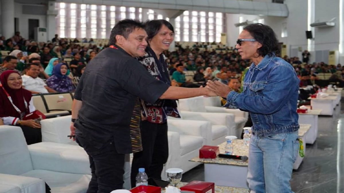 Once Mekel, Slank dan beberapa artis lain di Festival Kebangsaan “GEMA KAMPUS” 2025
