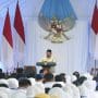 Presiden Prabowo Subianto saat memberikan kata sambutan