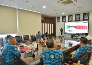 Rakor Percepatan Realisasi APBD 2025 yang digelar Kemendagri secara virtual dan diikuti Sekda Pemprov Sumut, Sulaiman Harahap, dari Kantor Gubernur Sumut