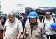 Wamen PKP, Fahri Hamzah meninjau lahan rencana pembangunan Social House Gapari Prima di Kedung Waringin, Kabupaten Bogor, Jawa Barat