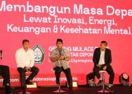 Wagub Jateng, Taj Yasin (pakai peci), saat menghadiri Indonesia Punya Kamu, di Kampus Undip, Semarang, Jawa Tengah