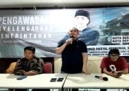 Anggota DPRD Provinsi Jabar, Ahmad Faisyal Hermawan saat menyampaikan keterangan di kantor DPC PDI Perjuangan Kota Bekasi.