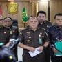 Kapuspenkum Kejagung, Anang Supriatna saat konfrensi pers terkait ajukan banding atas putusan perkara korupsi minyak mentah Pertamina