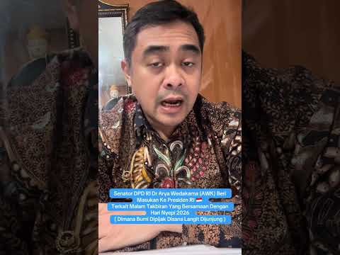 Nyepi dan Takbiran Beririsan, DPD RI Beri Imbauan