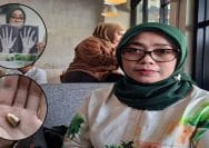 Dewi Murniati, ibu dari siswa SMP di Gresik, Jawa Timur yang menjadi korban peluru nyasar saat latihan tembak TNI AL