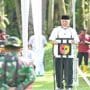 Gubernur Sumbar, Mahyeldi Ansharullah saat membuka kegiatan TNI Manunggal Membangun Desa ke-128 di Nagari Batu Gadang, Padang Pariaman