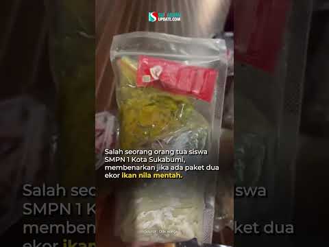 MBG Kota Sukabumi Disorot, Ikan Mentah Dibagikan Ke Siswa