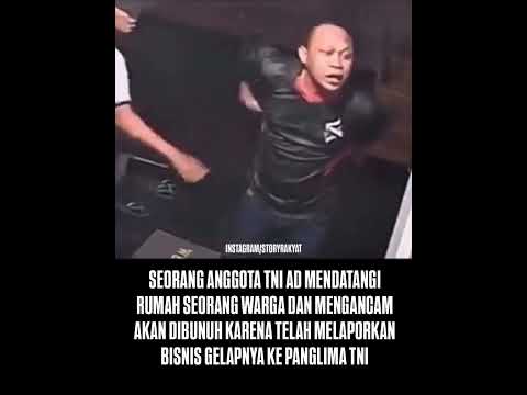 Oknum Anggota TNI AD Diduga Ancam Bunuh Warga