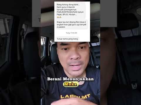 Viral Aduan Pungli Terhadap Guru Disekolah, Korban Diminta Berani Bersuara