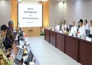 Audiensi Kemensos dan KPK di Gedung Merah Putih KPK, Jakarta, Jumat (8/5/2026).