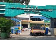 Gerbang pintu masuk RSUD CAM Kota Bekasi