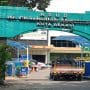 Gerbang pintu masuk RSUD CAM Kota Bekasi
