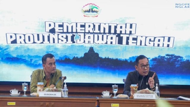 Gubernur Jawa Tengah, Ahmad Luthfi dan Wakil Menteri Investasi dan Hilirisasi atau Wakil Kepala BKPM, Todotua Pasaribu