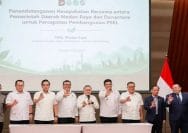Gubernur Sumatera Utara, Bobby Nasution tandatangani MoU percepatan pembangunan PSEL bersama Danantara di Jakarta, Senin (11/5/2026).