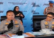 Kapolres Metro Bekasi Kota, Kombes Pol Kusumo Wahyu Bintoro, S.H., S.I.K. (kiri) saat menyampaikan keterangan.