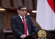 Ketua Baleg DPR RI, Bob Hasan, dalam agenda Rapat Paripurna DPR RI Ke-19 Masa Persidangan V Tahun Sidang 2025-2026 di Ruang Rapat Paripurna, Gedung Nusantara, Jakarta, Rabu (20/5/2026)