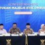 Konfrensi Pers Pembentukan Majelis Etik Ombudsman RI di Kantor Ombudsman RI, Jakarta Selatan, Jumat (8/5/2026).