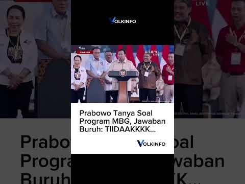Respons Buruh soal Program MBG saat Pidato di Hari Buruh