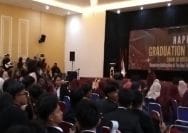 Acara "Graduation" Angkatan ke XIII Tahun 2026 SMAN 18 Kota Bekasi, di Ballroom Gedung Global Persada Mandiri (GPM), Bekasi Timur, Minggu (31/5/2026).