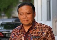 Anggota Komisi Yudisial, Abhan Misbah saat menyampaikan keterangan di Jakarta, Senin (8/6/2026).