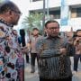 Gubernur DKI Jakarta, Pramono Anung meninjau aset lahan eks BPSDM DKI Jakarta di kawasan Kuningan, Jakarta Selatan.