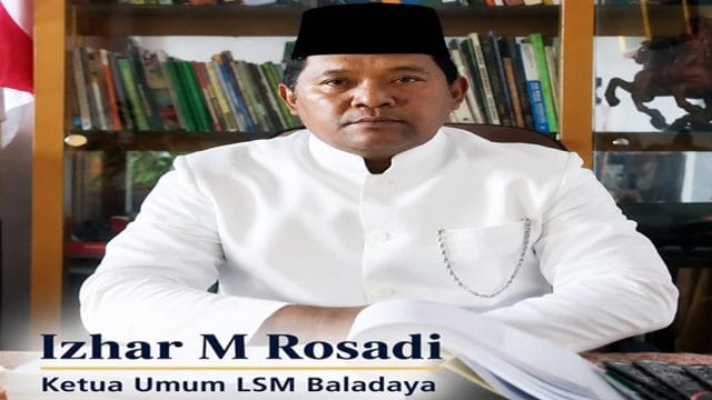 Ketua LSM Baladaya, Izhar M Rosadi