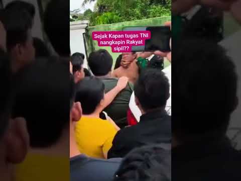 Aksi TNI terhadap Seorang Warga