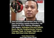 Dr Media Wahyudi Askar Soroti Pajak Pejabat yang Ditanggung Negara