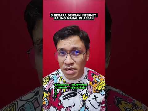 Indonesia Disebut Miliki Biaya Internet Termahal di ASEAN Berdasarkan Harga per Mbps