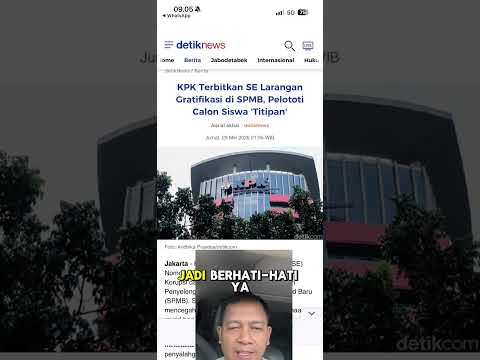 KPK Peringatkan Praktik Suap Dan Gratifikasi Pada Penyelenggaraan SPMB