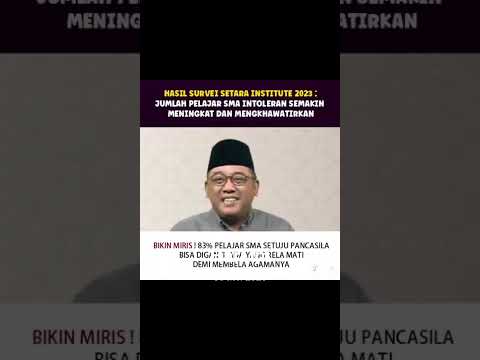 Survei Ungkap Peningkatan Sikap Intoleran Di Kalangan Pelajar