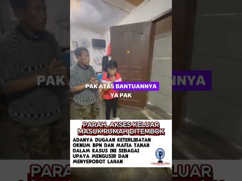 Warga Medan Mengaku Terisolasi Setelah Akses Pintu Rumah Ditutup Tembok