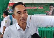 Anggota DPRD Kota Bekasi, Alit Djamaludin saat menyampaikan keterangan.