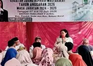 Anggota Komisi II DPRD Kota Bekasi, Yenny Kristianti dalam kegiatan reses di Kelurahan Kranj, Kecamatan Bekasi Barat, Sabtu (11/7/2026).