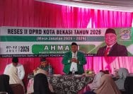 Kegiatan reses anggota DPRD KotaBekasi, Ahmadi Madong, di RW12, Kelurahan Jati Mekar, Kecamatan Jati Asih, Kamis (09/7/2026).