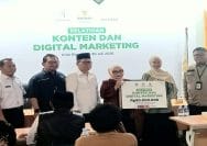 Pembukaan Pelatihan Konten dan Digital Marketing BAZNAS RI bekerja sama dengan Digimonusa di Asrama Haji Kota Bekasi