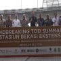 Prosesi Ground Breaking pembangunan Stasiun Kereta Api Extension Bekasi