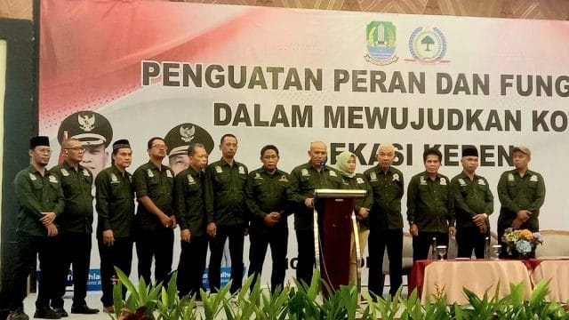Rapat Kerja LPM se-Kota Bekasi di Hotel Horizon Ultima, Selasa (14/7/2026).