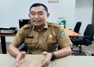 Sekretaris Bapenda Kota Bekasi, Edi Supriadi saat menyampaikan keterangan.
