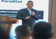 Wakil Ketua KPK, Ibnu Basuki Widodo saat membuka PRISMA Batch 2 di Auditorium BSDK MA, Bogor, Jawa Barat, Senin (20/7/2026).