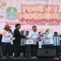 Wakil Wali Kota Bekasi sekaligus Ketua Panitia Besar PORPROV XV Jawa Barat 2026, Abdul Harris Bobihoe (tengah).
