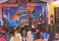 Bupati Demak, Eisti’anah saat menyampaikan kata sambutannya di Demak Expo 2026
