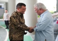 Gubernur Jawa Tengah, Ahmad Luthfi bersama Kepala Otorita IKN, Basuki Hadimuljono di Otorita Ibu Kota Nusantara (IKN), Kamis (6/8/2026).