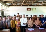 Gubernur Sumatera Utara (Sumut), Muhammad Bobby Afif Nasution tinjau SMKN 1 Lotu, Nias Utara, Kabupaten Nias Utara.